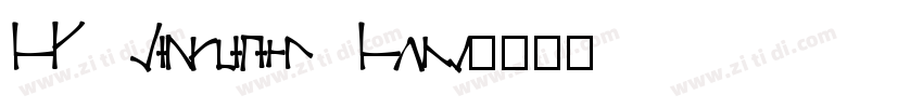 HP Simplified Hans字体转换